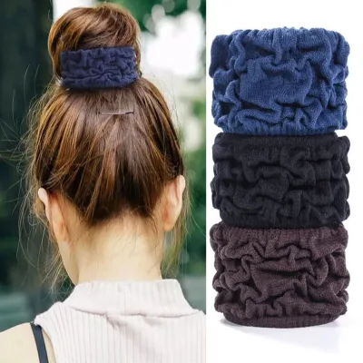 1/3Pcs/Lot Women Velvet Scrunchie Elastic Hair Bands Girls Ponytail Holder Hair Rope Rubber Band Headband Hair Accessori