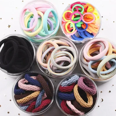 Candy Colour Solid Scrunchie Hair Rope Rubber Band Ponytail Holder