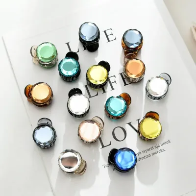 Crystal Small Hair Clip Half-Tie Ponytail Claw Korean Style