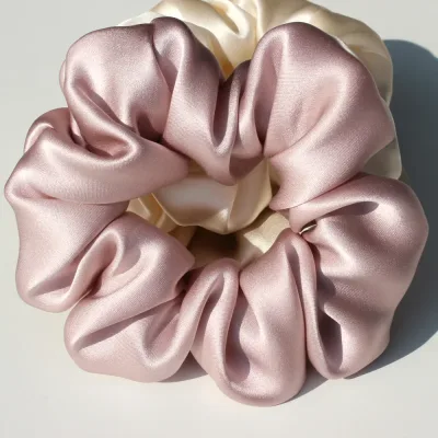 Mulberry Silk Scrunchies Hair Ties