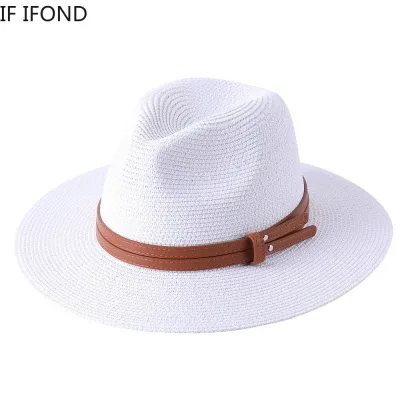 Panama Straw Hat Wide Brim Summer