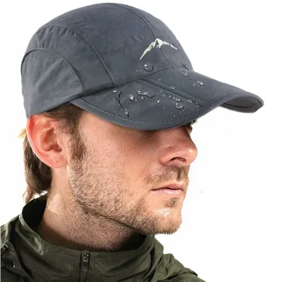 Spring Summer Outdoor Sport Baseball Cap Quick Drying Hat Unisex Waterproof Breathable Cap Foldable Cycling hat Sun Prot