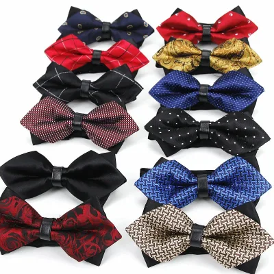 Men Ties Fashion Butterfly Party Wedding Bow Tie for Boys Girls Plaid Check Red Black Bowknot Wholesale Accessories Bowt