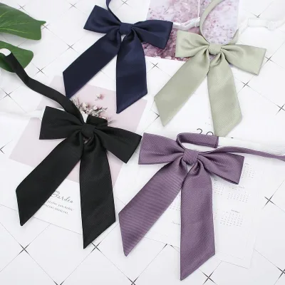 Ladies Blue Bow Tie