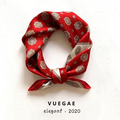 Fashion Women Summer 100% Silk Neck Scarf for Hair Headband 2023 Luxury moon Design Print Square Scarves Lady Bandana Ke