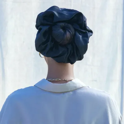 Big Chiffon Hair Scrunchies for Women Muslim Female Hair Ties Elastic Hair Rubber Bands Hair Accessories VOLUMIZING Hija