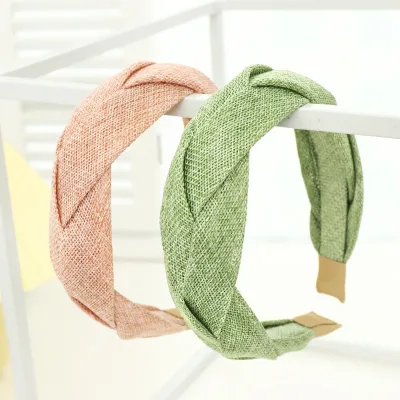 Wide-Brimmed Fabric Hair Hoop