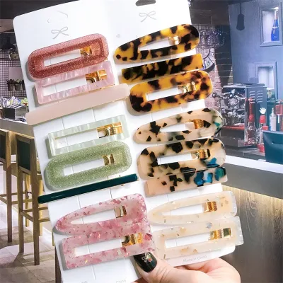 Acetate Hair Clips Set
