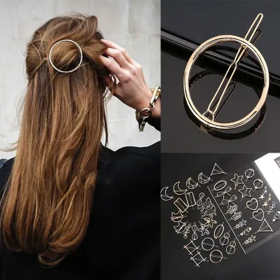 Metal Love Heart Hair Clip