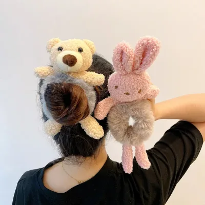 Cartoon Animal Hair Scrunchies