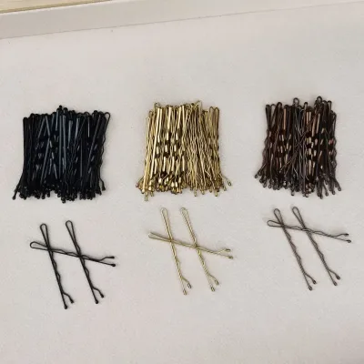 50/100PCS Solid Color Metal Hairpins Barrettes For Women Invisible Hair Clips Pins Girls Hair Styling Design Tools Acces