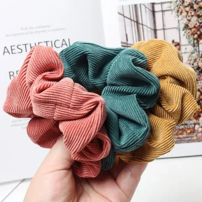 Autumn Corduroy Scrunchie Set