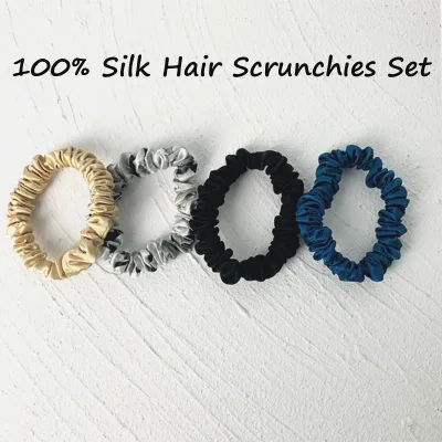 Silk Hair Scrunchie Set
