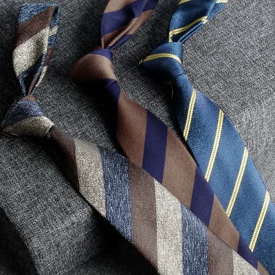 Fashion Slim Skinny 7-8cm Neckties Classic Men's Stripe Plaid Floral Wine Blue Wedding Ties Jacquard Woven Party Men Nec
