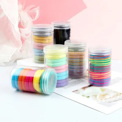 26 Colors 5Pcs/Set Women Girls Headband Simple Basic Hair Bands Colorful Thicken Scrunchie Hair Accessories Gift Ponytai