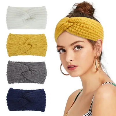 Knitted Knot Headband for Women