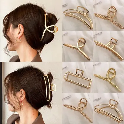 Gold Geometric Hair Clip