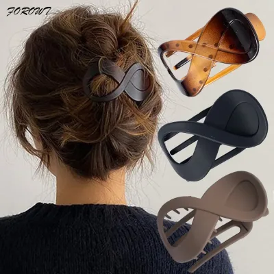 Large Seamless Duckbill Claw Clip Plastic Hair Clamp Women