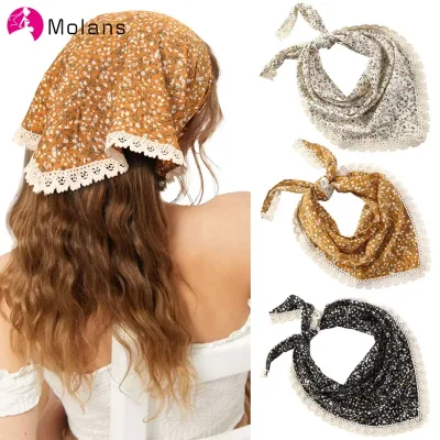 Floral Print Headband Scarf for Women