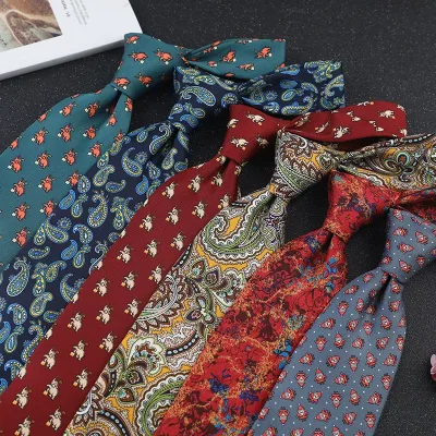 Paisley Floral Necktie