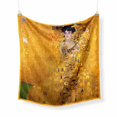 Klimt Inspired Silk Square Scarf