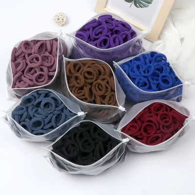 High Elastic Children's Hair Bands Scrunchies 50 or 100 Pack