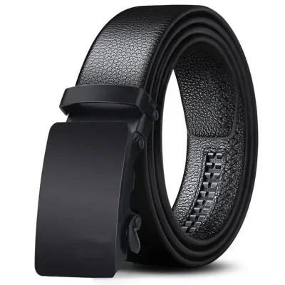 Men Belt Metal Luxury Brand Automatic Buckle Leather High Quality Belt for Men Business Work Casual Designer Fashion Str