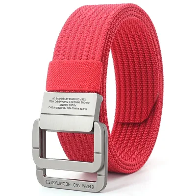 Canvas Belts for Men And Women Casual Sports Automatic Buckle Metal Webbing Nylon Jeans Belt Tactical Belt for Students