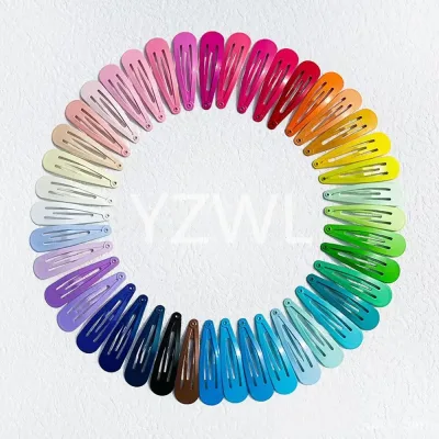 10/30PCS Set 66 Colors Girls Cute Colorful Waterdrop Shape Hairpins Sweet Hair Ornament Clip Barrettes Fashion Hair Acce