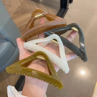 Elegant Hollowed Metal Hair Claw Clamp Clip for Women Girls