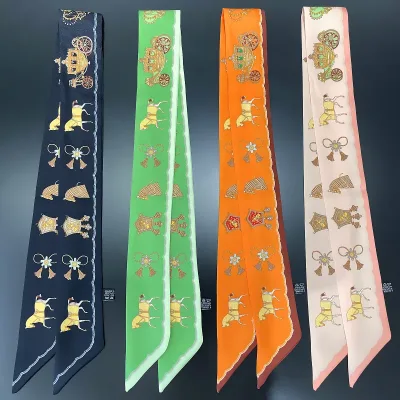 Luxury Silk Horse Carriage Scarf