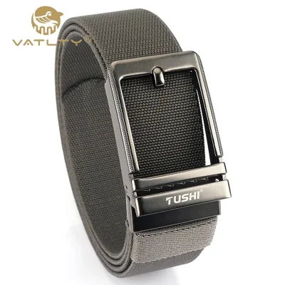VATLTY Men's 38mm Elastic Belt with Alloy Buckle