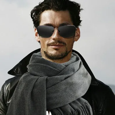 Fashion Scarf Man Winter Warm Soft Skin Friendly Long Muffler With Tassel Cashmere Wraps Windproof In Cold Day Unisex Pa
