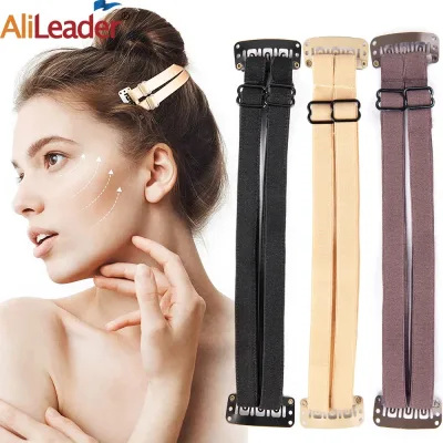 1Pcs Invisible Face Lift Hair Bands With Clips For Girls Nylon Elastic Stretchy Instant Facelift Straps For Women Face S