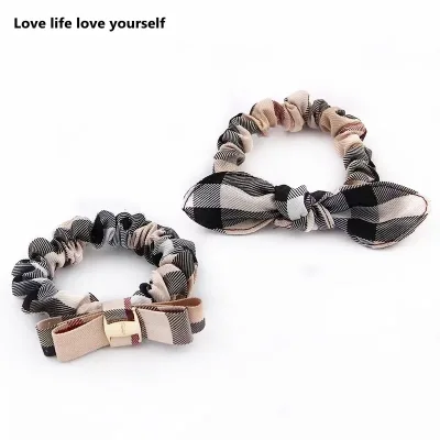 Striped Plaid Hair Band