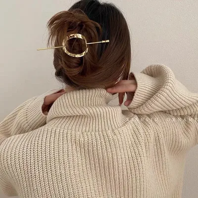 Geometric Pearl Hair Sticks