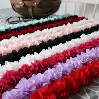 Chiffon Flower Lace Trim