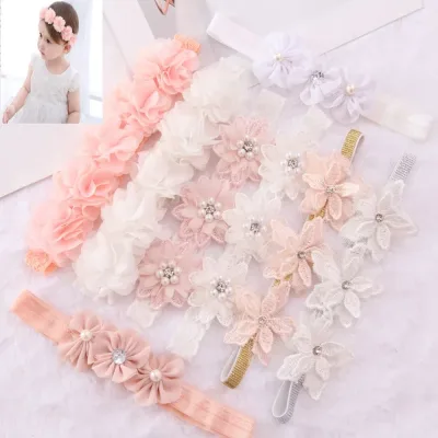 baby headband korean newborn flowers headbands baby girls hair accessories DIY jewelry Children photographed photos acce