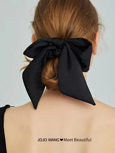 Elastic Hair Bands With Bow Knot