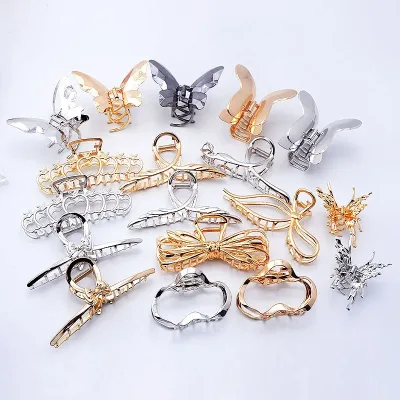 2023 Selling Multiple Styles Fashion Alloy Geometric Large Exquisite Hairpin Barrettes for Women Girl Accessories Headwe