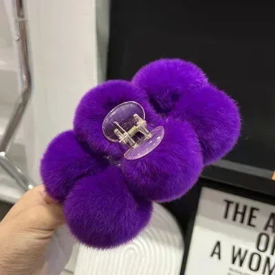 Hair Claw Accessories for Women Furry Pins Clips Cheveux Bandeau Korean Fashion Pinza Pelo Barrettes Cheveux Femme Haars