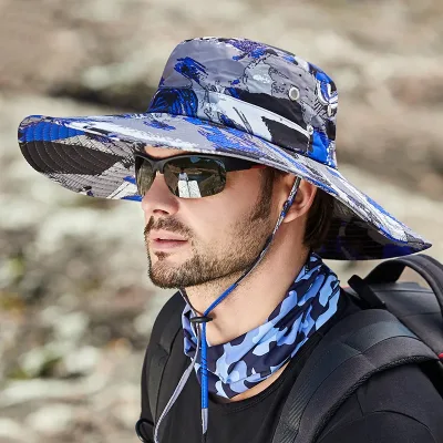 Foldable Bucket Hat with Wide Brim