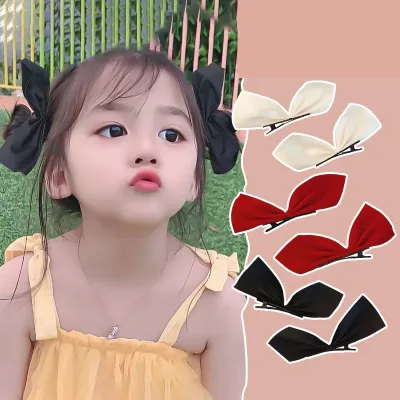 Korean Satin Bow Hairpins