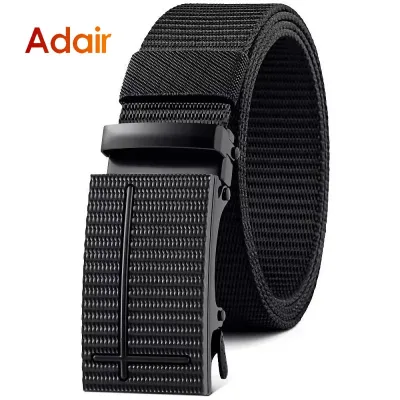 Mens Automatic Nylon Belt Male Army Tactical Belt for Man Military Canvas Belts High Quality Jeans Fashion Luxury Strap 
