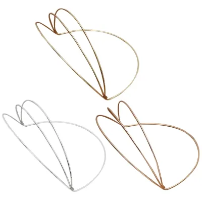 Y166 Simple Diy Headband Blank Base Women Students Washing Face Hairband Crown Headbands Three Layered Diy Hair Hoop Bas