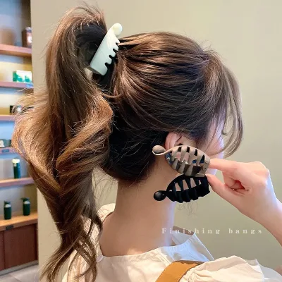 Small Frosted Hair Claw Clips
