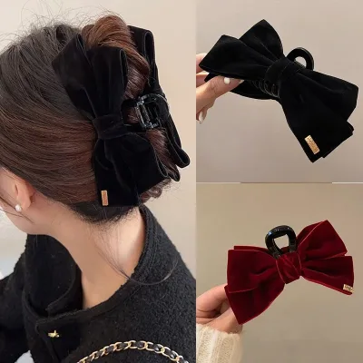 Large Bow Hair Claw Clip Non-Slip Strong Hold for Women