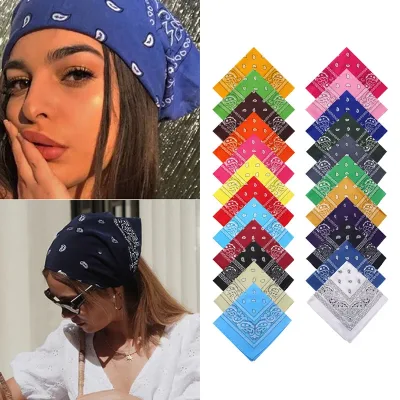 Hip Hop Punk Square Bandana Headscarf Girls Kids Bohemian Fashion
