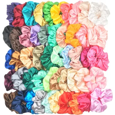 Satin Scrunchies For Girls