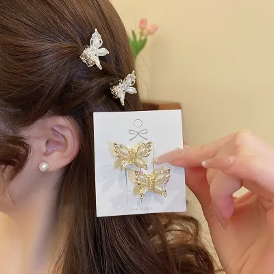 Rhinestone Butterfly Luxury Hair Claw Fashion Designer Headwear